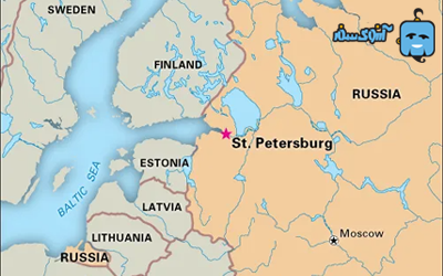 موقعیت جغرافیایی سن پترزبورگ