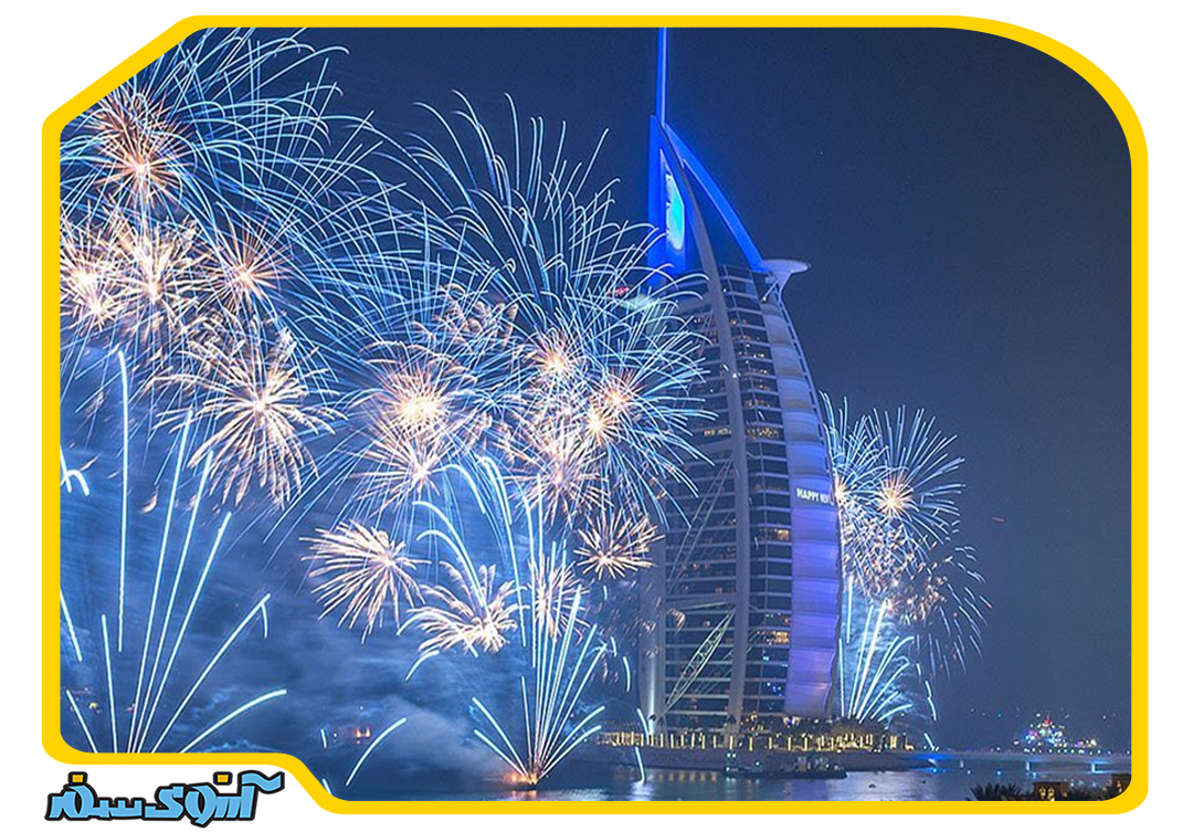 مکان های رایگان برای دیدن آتش‌بازی های سال نو در دبی