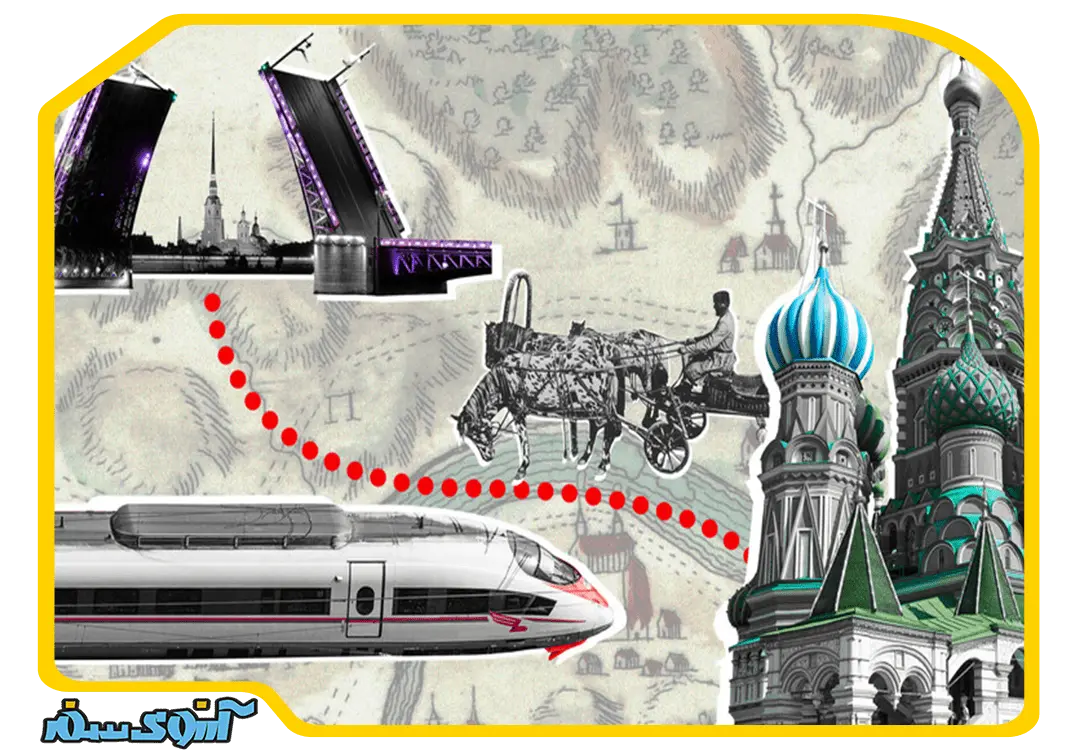 5  راه آسان برای رفتن از مسکو به سن پترزبورگ