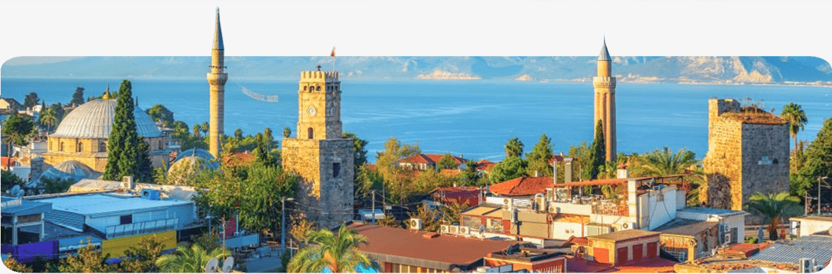 تور آنتالیا نوروز 1404 ترکیش ایر