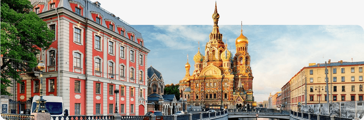 تور سن پترزبورگ + مورمانسک + مسکو 27 اسفند 1402