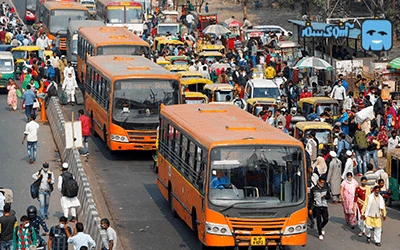 اتوبوس های عمومی در هند