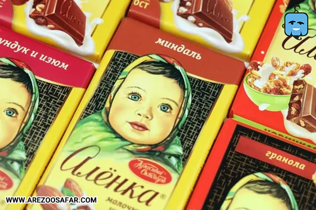 شکلات آلنکا سوغات معروف روسیه