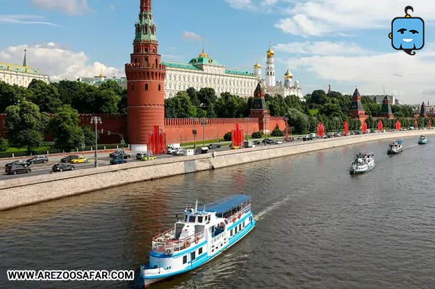 سفرهای دریایی در رودخانه مسکو 