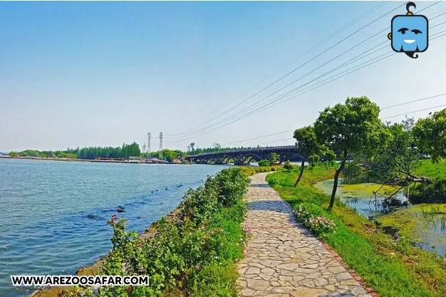 دریاچه دیانشان از جاهای دیدنی شانگهای