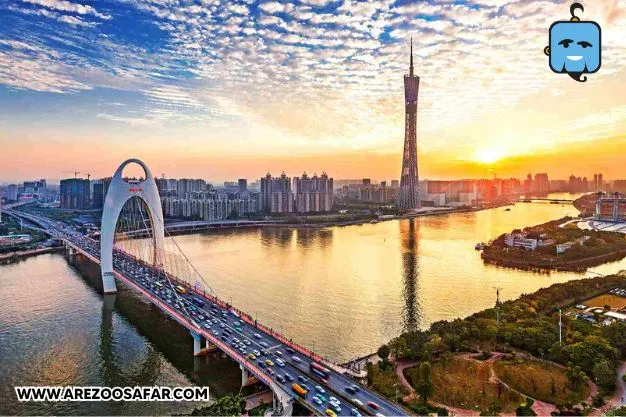 رودخانه مروارید از جاهای دیدنی گوانجو