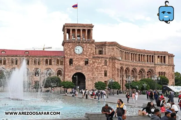 میدان جمهوری از جاهای دیدنی ارمنستان