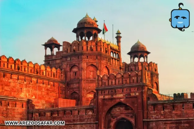  از مهم‌ترین جاهای دیدنی دهلی قلعه سرخ دهلی (Red Fort)