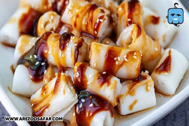 غذای چینی  غلتک برنجی یا Cheung Fun