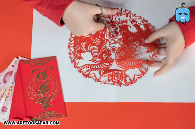 سوغات چین، برش‌های کاغذی 