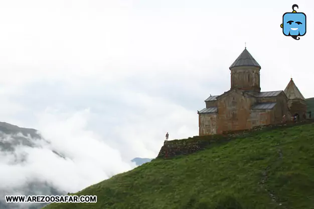 کلیسای متخی در شهر قدیم تفلیس 