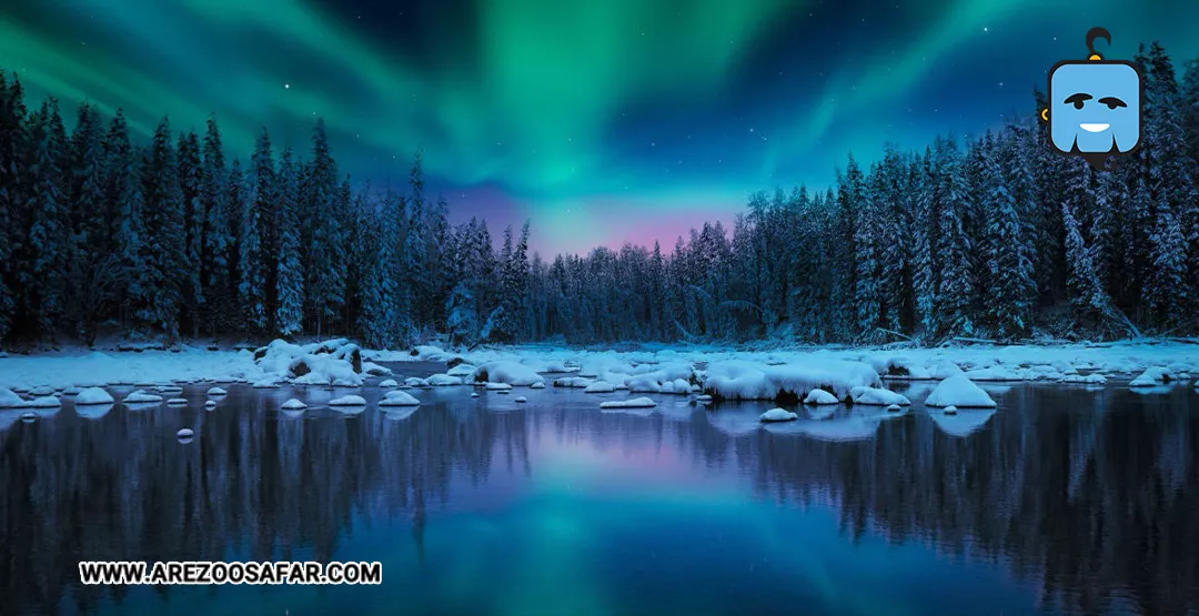 شفق قطبی در آلاسکا (آمریکا)