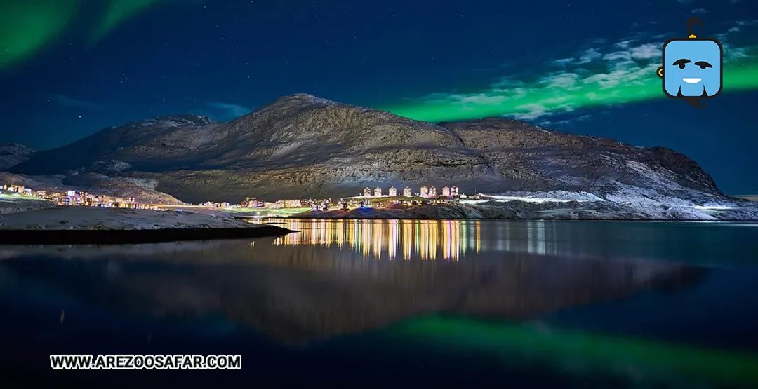 شفق قطبی در گرینلند