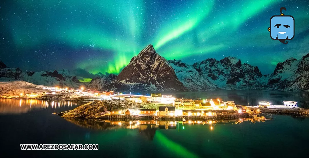 شفق قطبی در کدام کشور است شفق قطبی در نروژ