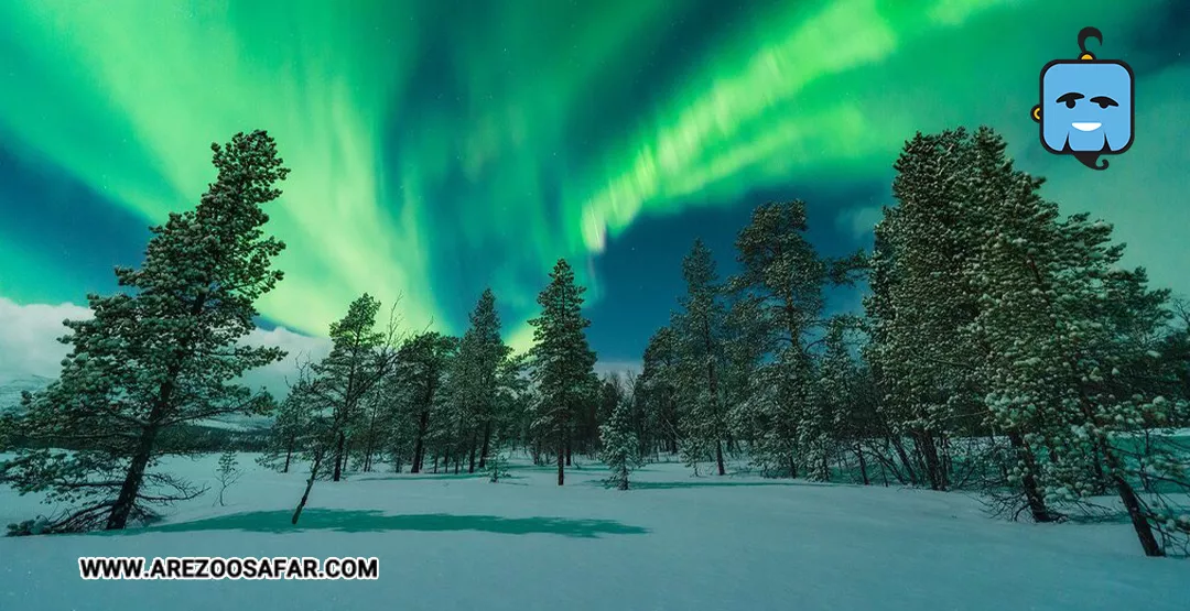 شفق قطبی در سوئد