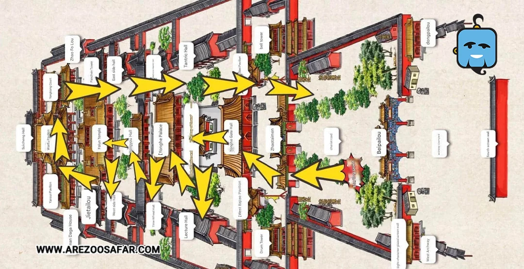 معبد لاما چین | مهمترین معبد بودایی پکن