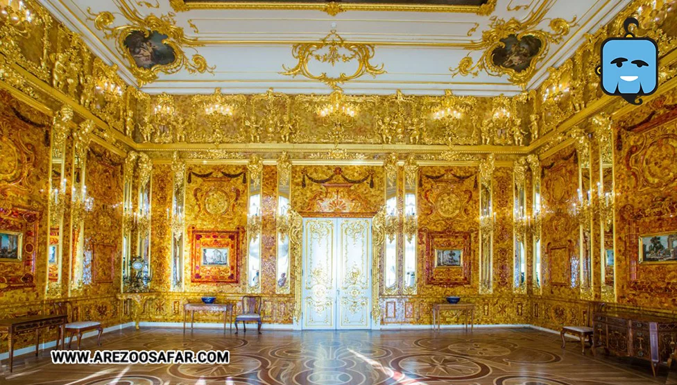 اتاق کهربا  کاخ کاترین