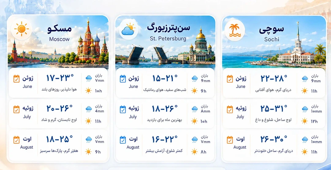 تور روسیه تابستان 1405
